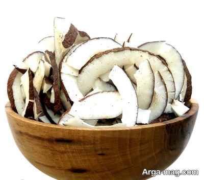 دستور تهیه چیپس نارگیل