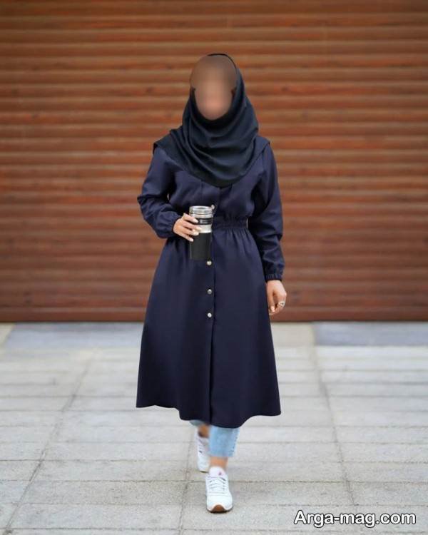 مدل زیبا مانتو برای افراد چاق