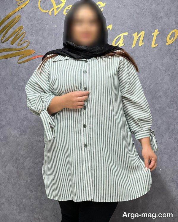 مدل خاص مانتو برای افراد چاق