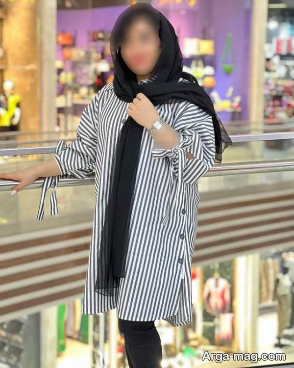 انواع مدل مانتو برای افراد چاق