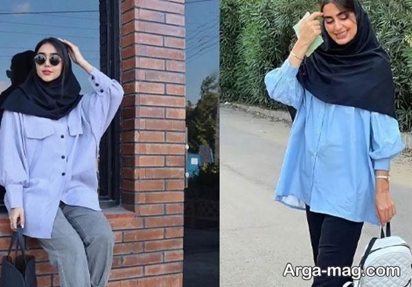  تیپ دانشجویی دخترانه 1404 ساده