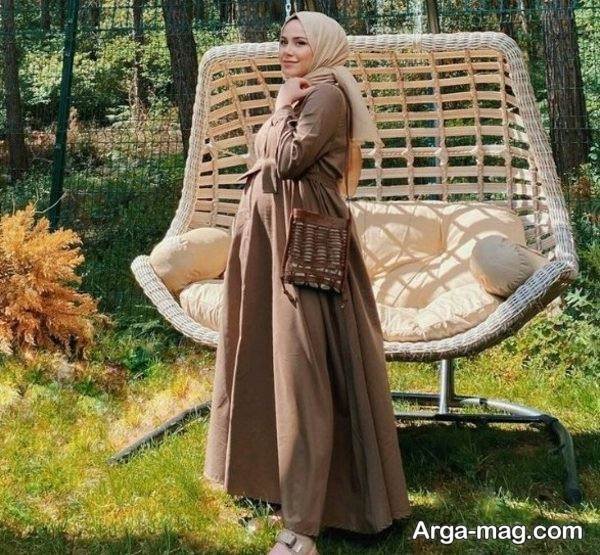 مدل لباس مجلسی بارداری لاکچری
