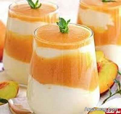 دستور تهیه پودینگ هلو