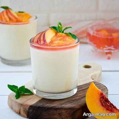 طرز تهیه پودینگ هلو