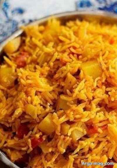 دمی سیب زمینی و گوجه