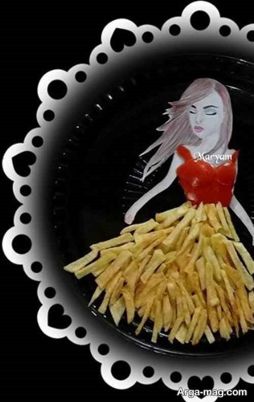 دیزاین ویژه سیب زمینی سرخ شده