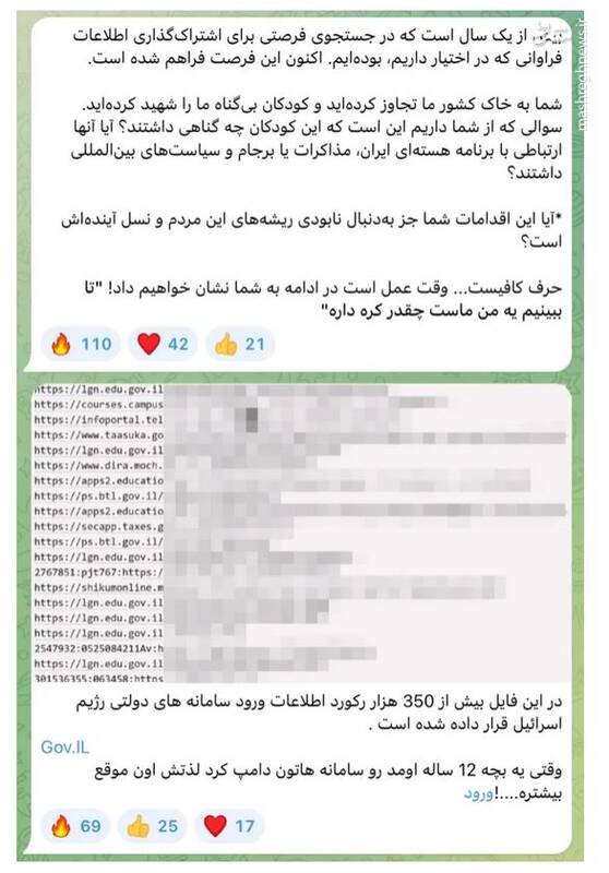 نگاهی به حملات سایبری آشکار علیه اسرائیل از 7 اکتبر تاکنون/ از قطع خدمات حیاتی تا افشای دادههای طبقهبندیشده/ ضربههای کاری هکرهای مقاومت به سرویسهای صهیونی