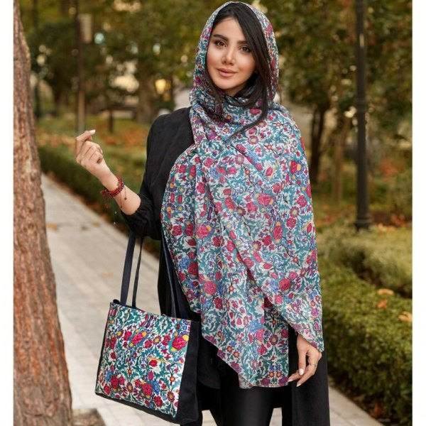شال و کیف ساده مجلسی