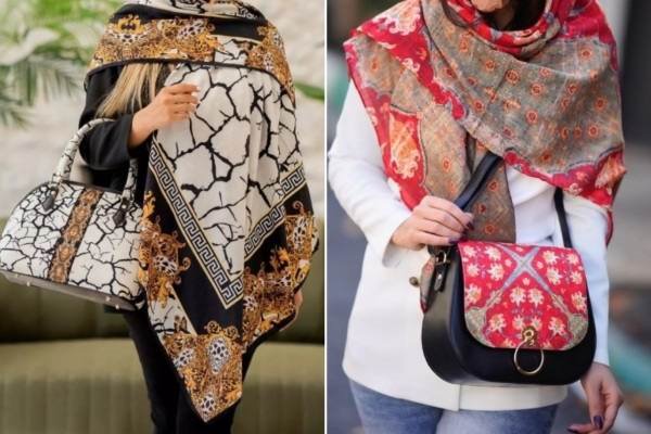 شال و کیف زیبا مجلسی