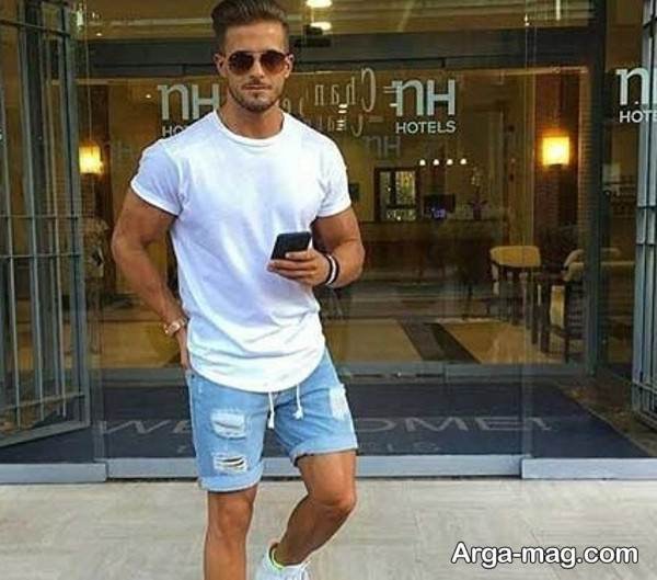 زیباترین استایل مردانه با شلوارک