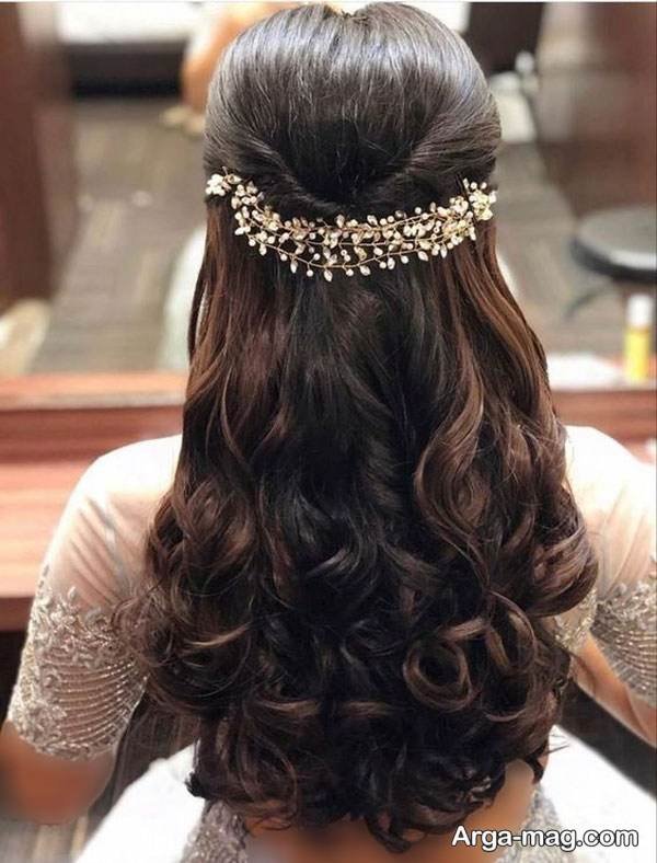 مدل آرایش موی کرلی لاکچری
