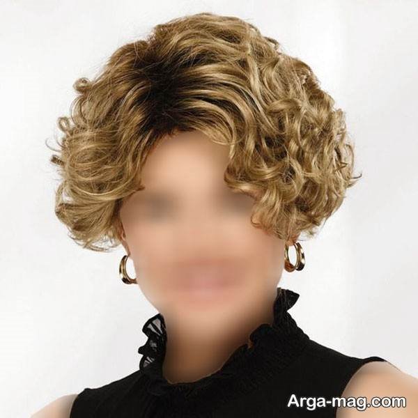آرایش موی کرلی شیک