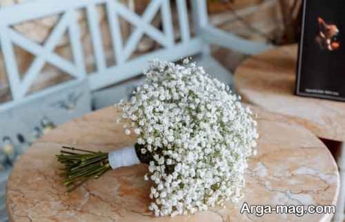 دیزاین کم هزینه دسته گل ژیپسوفیلا