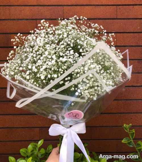 دیزاین دسته گل بزرگ ژیپسوفیلا