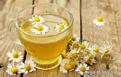 دمنوش بابونه برای از بین بردن زخم های دهانی