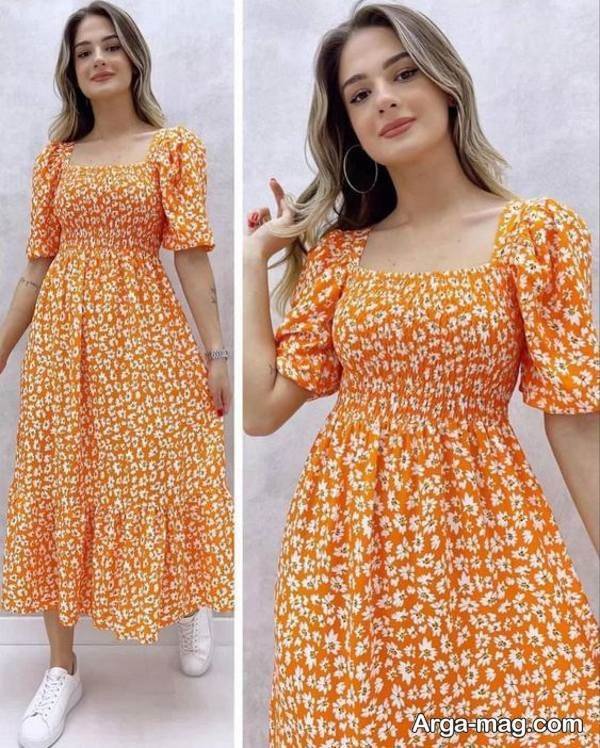 مدلهای پیراهن نخی بلند لاکچری