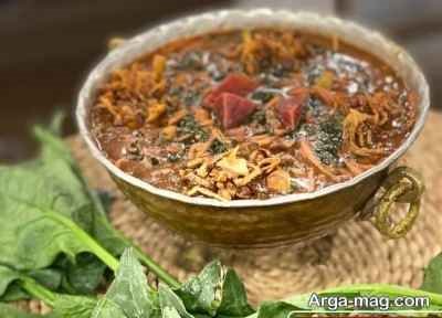 مواد آش چغندر