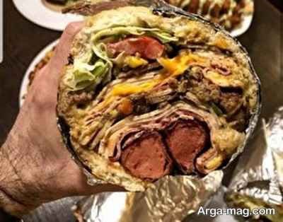 دستور تهیه ساندویچ بمبی