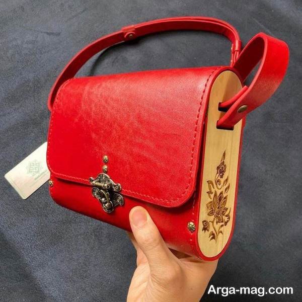 کیف چوبی زیبا