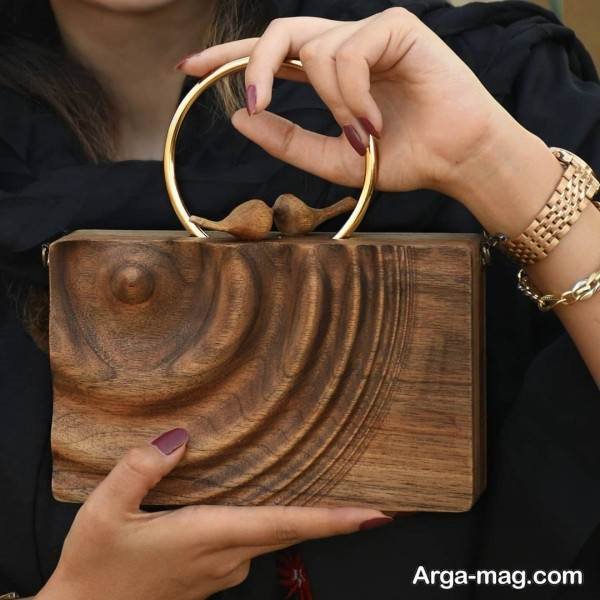 کیف چوبی ساده