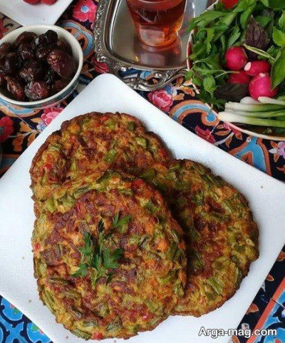 طرز تهیه کتلت لوبیا سبز