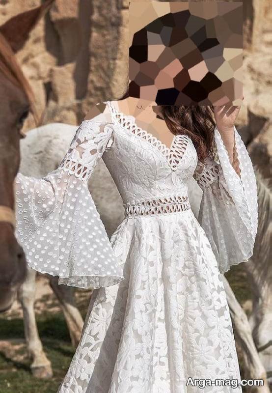 لباس شب سفید خاص