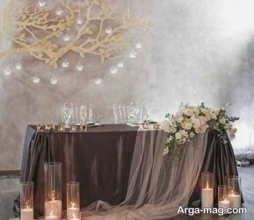دیزاین ساده میز با تور