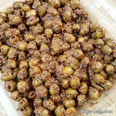 طرز تهیه زیتون پرورده چرخ کرده
