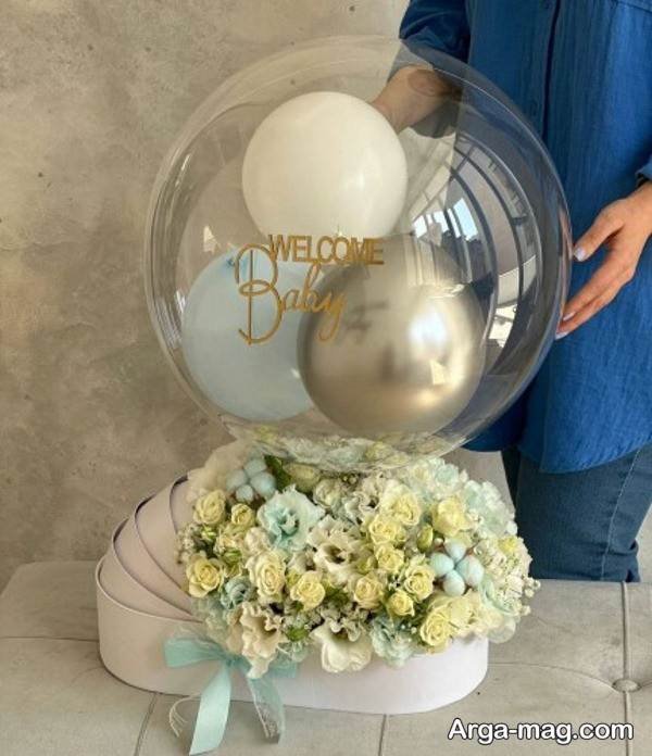 دسته گل تبریک بارداری ساده