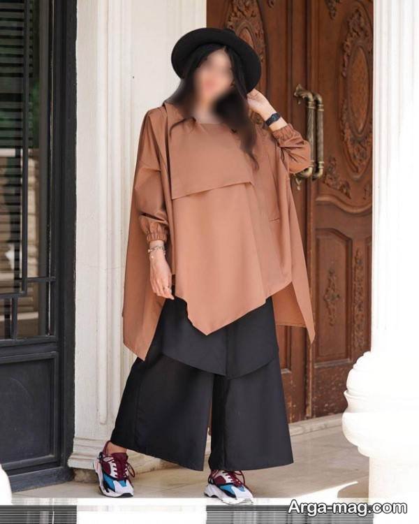 ایده ست با دامن شلواری خاص