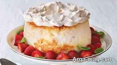 طرز تهیه آنجل فود کیک