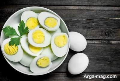 خاصیت های تخم مرغ آب پز