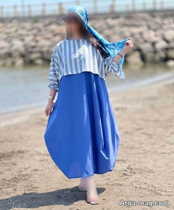 ایده تیپ ساحلی در طرح زیبا