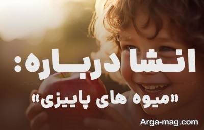 انشا ناب در مورد میوه