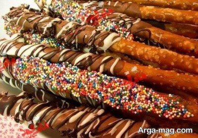 مواد لازم چوب شکلاتی 