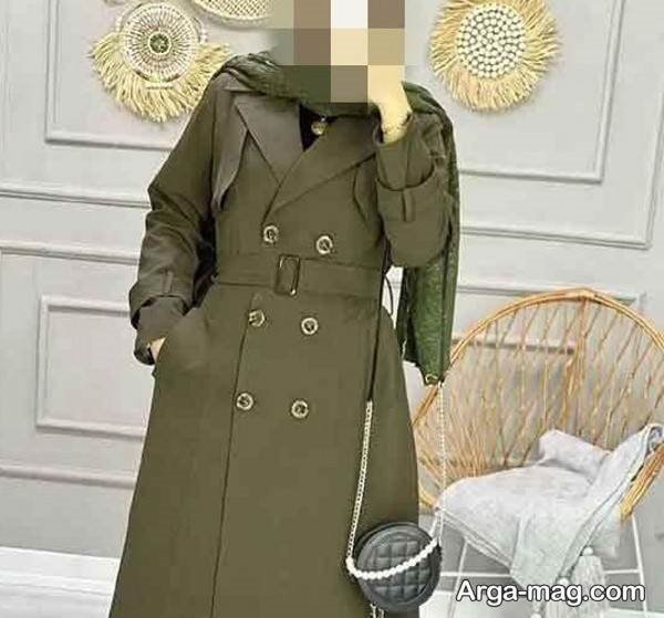 مدلهای بارانی در رنگ زیبا