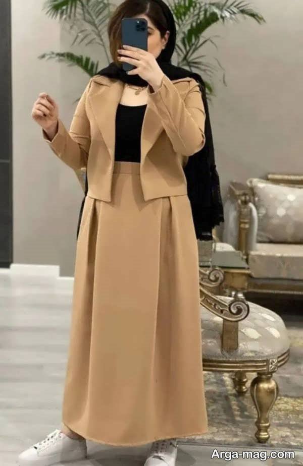 نمونه هایی ترند از کت و دامن 2025