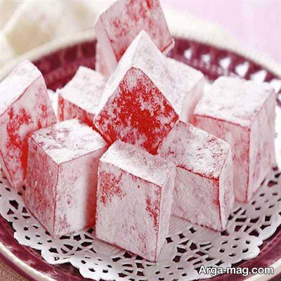 طرز تهیه لوکوم میوه ای قرمز