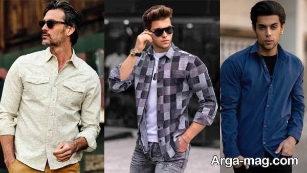 پیراهن ساده مردانه