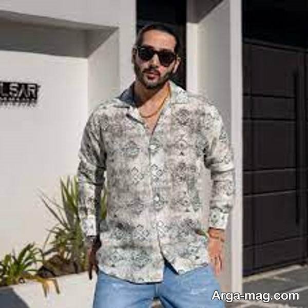 مدل پیراهن مردانه 2026 در رنگ زیبا