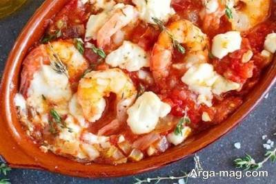 آموزش تهیه میگو با پنیر سفید