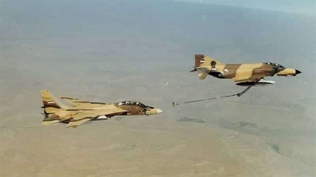 وقتی آسمان هم پمپ&zwnj;بنزین می&zwnj;شود؛ سوخت&zwnj;گیری هوایی جنگنده&zwnj;ها