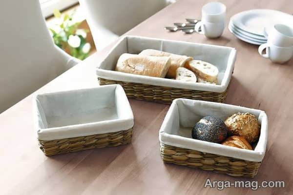 تهیه سبد نان دست دوز