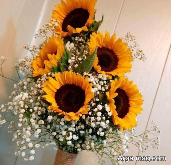 زیباترین مدل های تزیین گل آفتابگردان برای هدیه