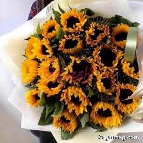  تزیینات گل آفتابگردان لاکچری