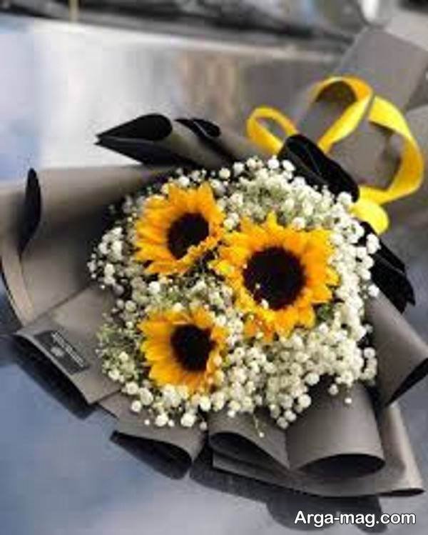  تزیینات گل آفتابگردان با ایده زیبا