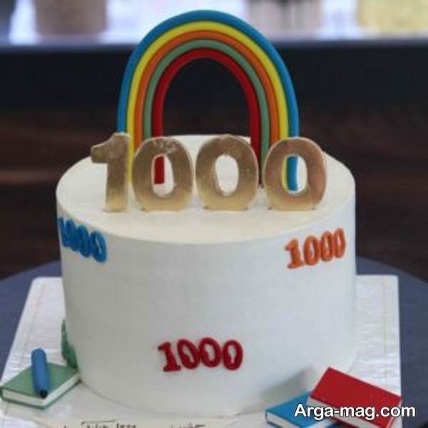 ایده تزیینات خاص کیک جشن هزار