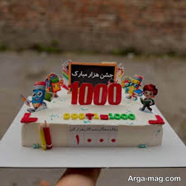 ایده متفاوت دیزاین کیک جشن هزار