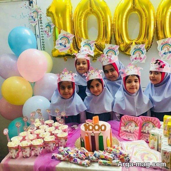 تزیین کیک جشن هزار شیک