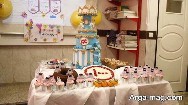 ایده دیزاین کیک جشن هزار شیک